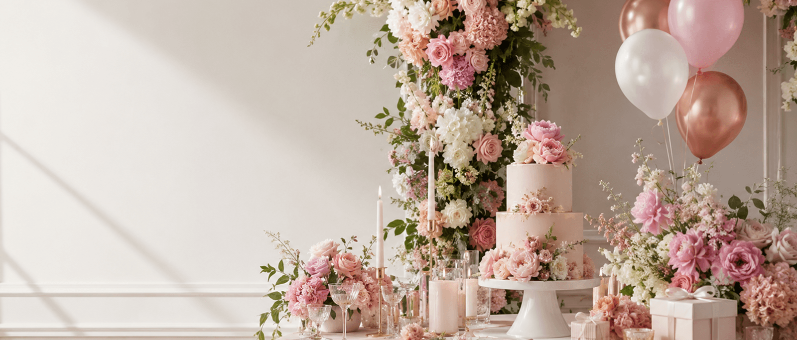 Elegant floral celebration arrangement